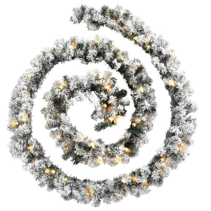 Ghirlanda Natalizia con Luci a LED 20 m in PVC Verde 4019671