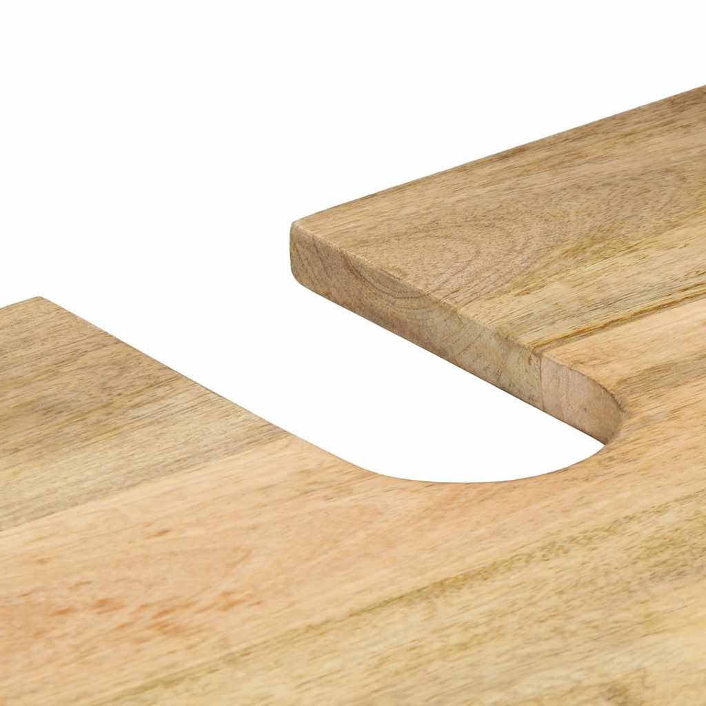 vidaXL Set Mobili da Bagno 2pz in Legno Massello di Mango