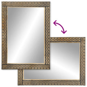 vidaXL Set Mobili da Bagno 3pz in Legno Massello di Mango