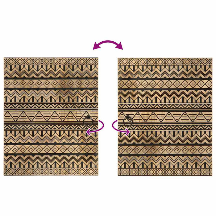 Set Mobili da Bagno 3pz in Legno Massello di Mango 3310130