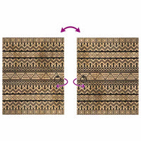 vidaXL Set Mobili da Bagno 4 pz in Legno Massello di Mango