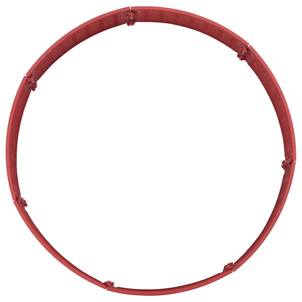 Gonna per Albero di Natale Rossa Ø56x23 cm in Plastica