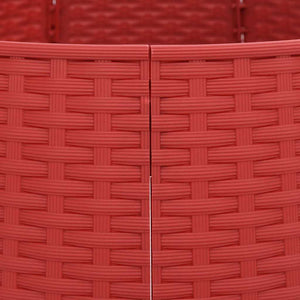 Gonna per Albero di Natale Rossa Ø56x23 cm in Plastica