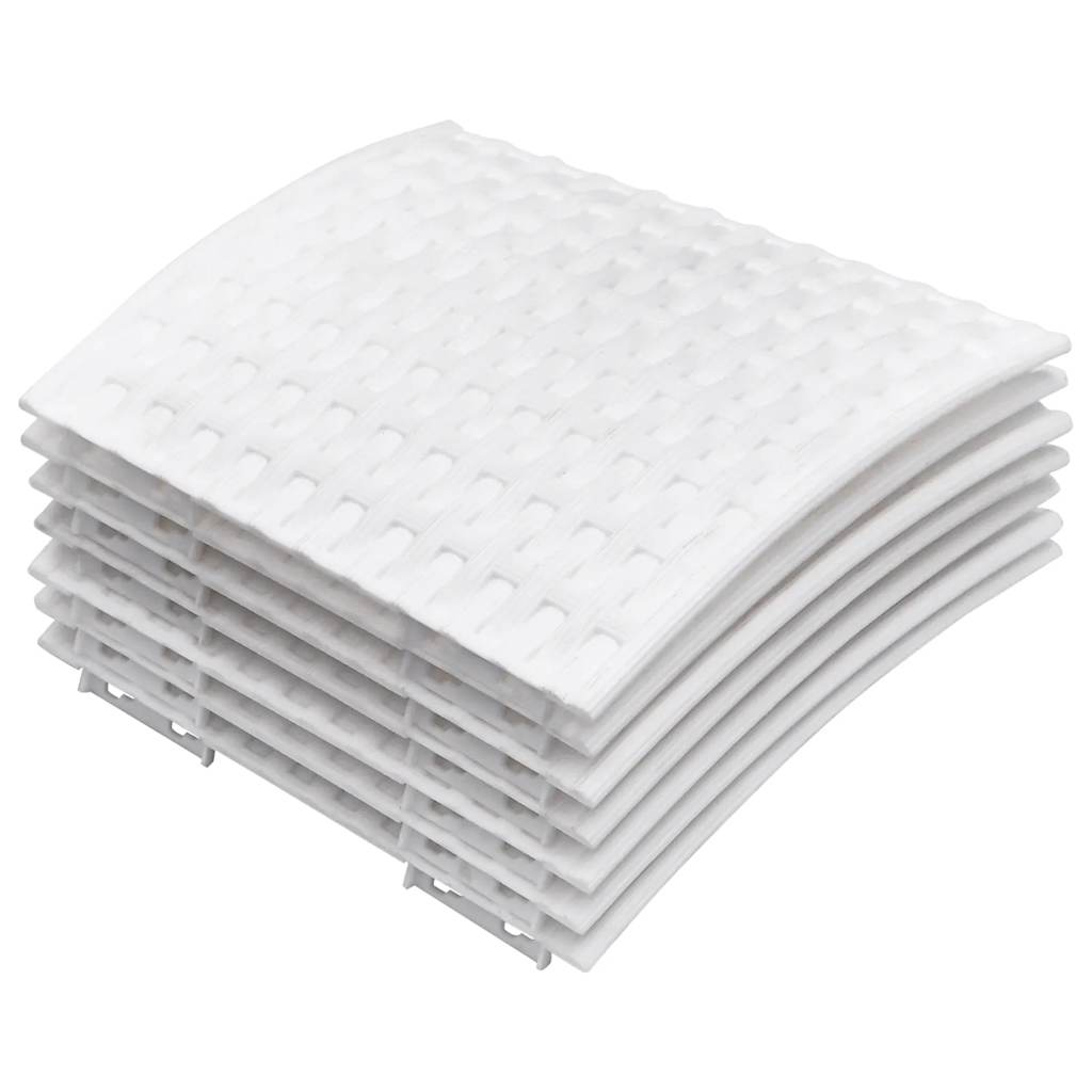 Gonna per Albero di Natale Bianca Ø56x23 cm in Plastica 4019953