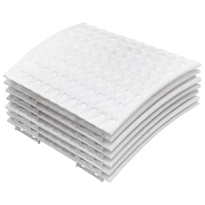 Gonna per Albero di Natale Bianca Ø56x23 cm in Plastica