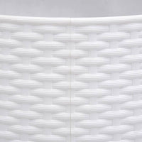 Gonna per Albero di Natale Bianca Ø56x23 cm in Plastica 4019953