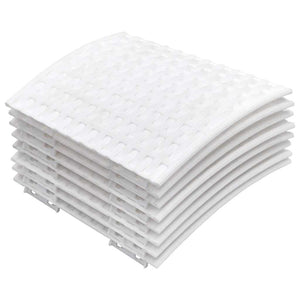 vidaXL Gonna per Albero di Natale Bianca Ø65x23 cm in Plastica