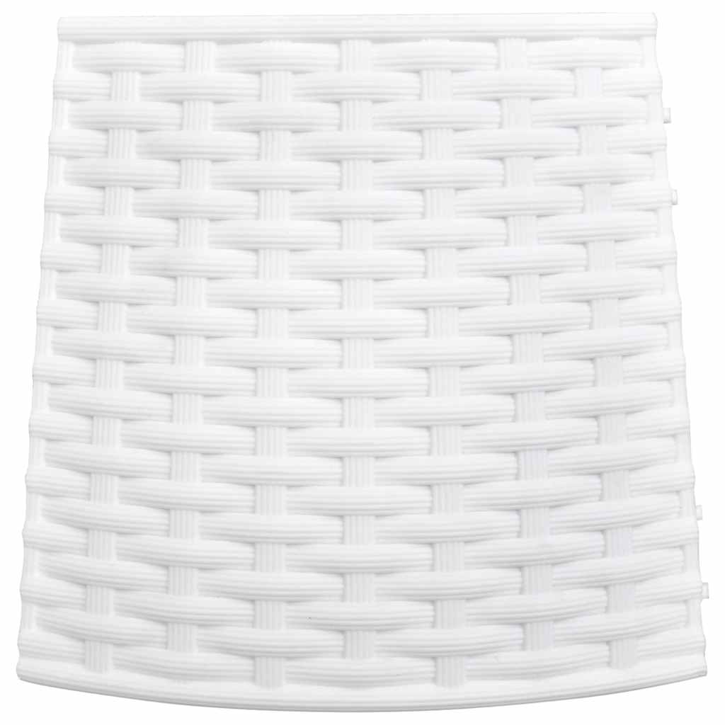 Gonna per Albero di Natale Bianca Ø65x23 cm in Plastica 4019954