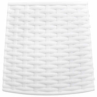 vidaXL Gonna per Albero di Natale Bianca Ø65x23 cm in Plastica