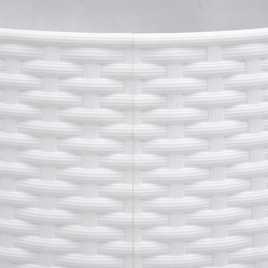 vidaXL Gonna per Albero di Natale Bianca Ø65x23 cm in Plastica