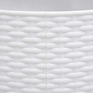 vidaXL Gonna per Albero di Natale Bianca Ø65x23 cm in Plastica