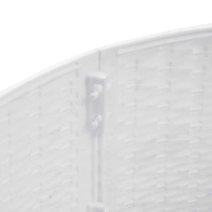 vidaXL Gonna per Albero di Natale Bianca Ø65x23 cm in Plastica