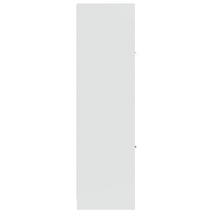 Armadietto da Farmacia Bianco Lucido 30x41x144,5 cm Truciolato 855529