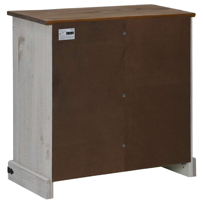 vidaXL Credenza HALDEN con Anta Scorrevole 80x40x80 cm Legno Massello