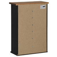 Pensile HALDEN con Anta Scorrevole Nero 49x22,5x70 cm in Pino 4018440