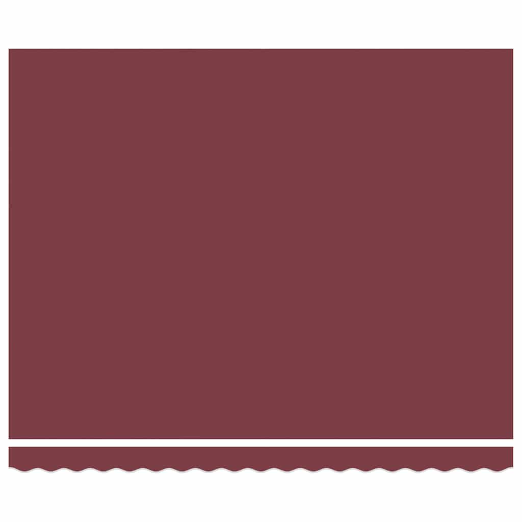 Tenda da Sole Retrattile Manuale con LED Bordò 400x300 cm