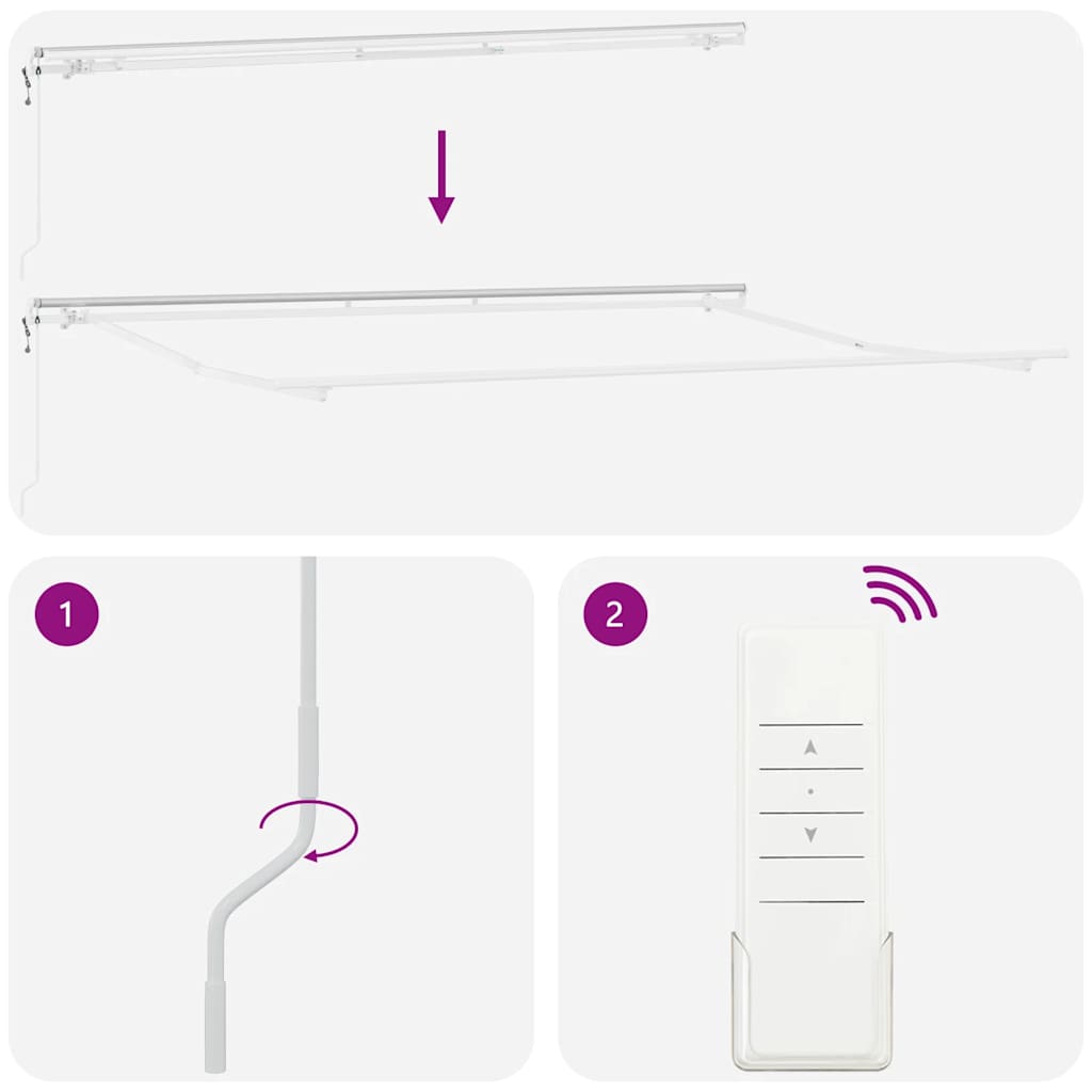 Tenda da Sole Retrattile Automatica Bordò 450x300 cm 3310190