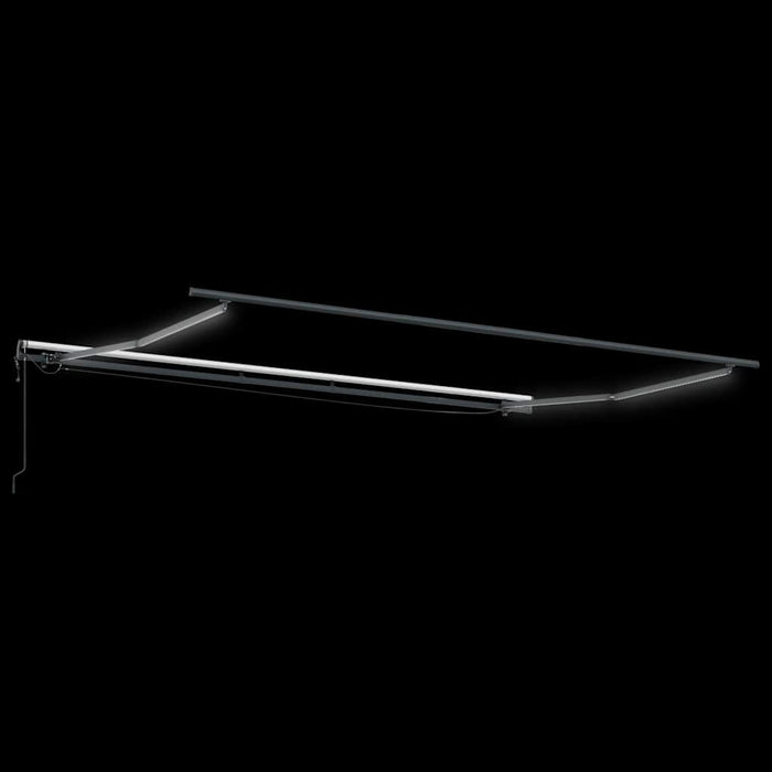 Tenda da Sole Retrattile Automatica con LED Marrone 400x300 cm 3310211