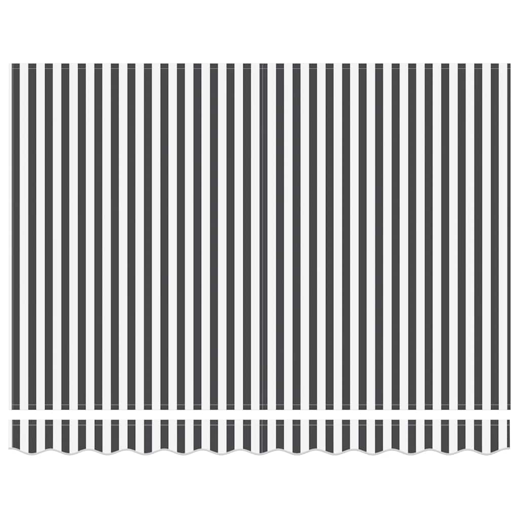 Tenda Sole Retrattile Automatica Antracite e Bianco 300x250 cm 3310225