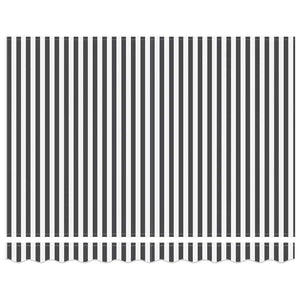 Tenda Sole Retrattile Automatica Antracite e Bianco 300x250 cm 3310225