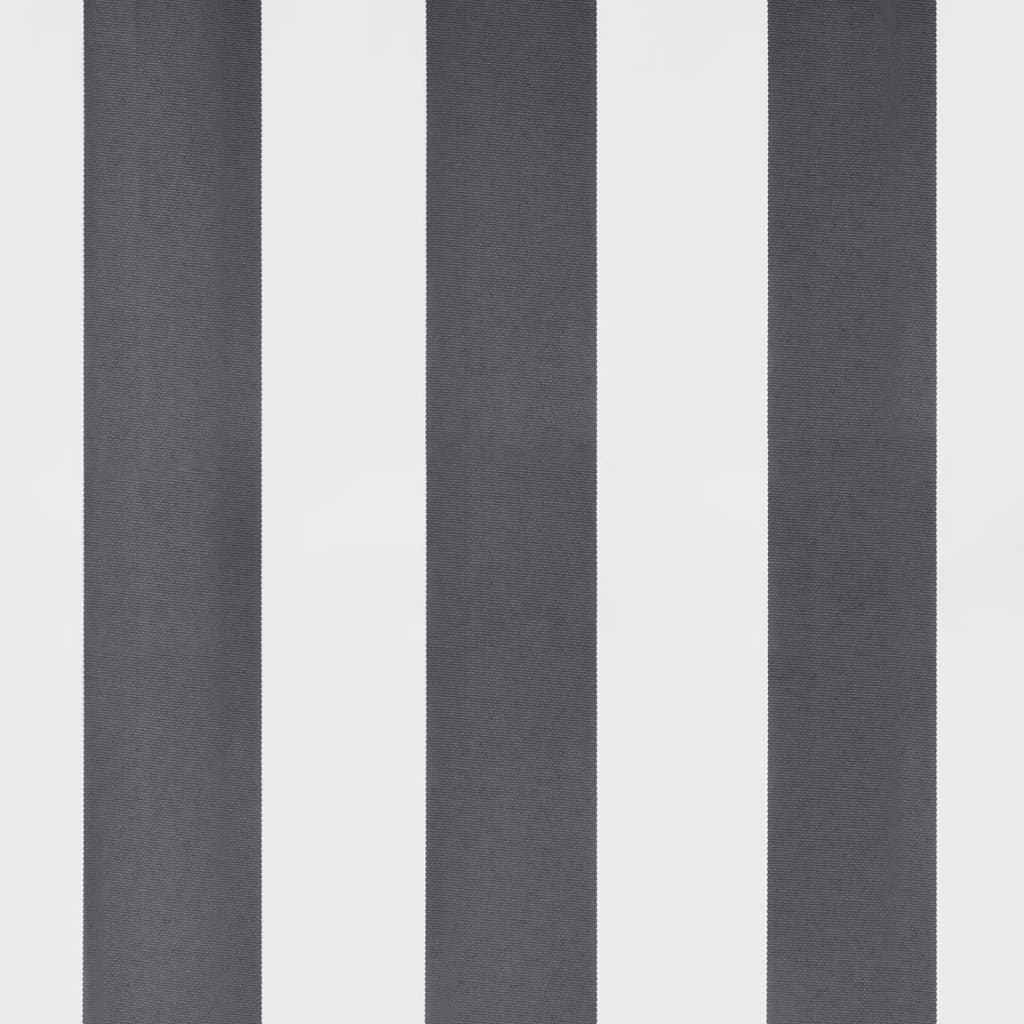 Tenda Retrattile Automatica Antracite e Bianco 350x250 cm 3310227