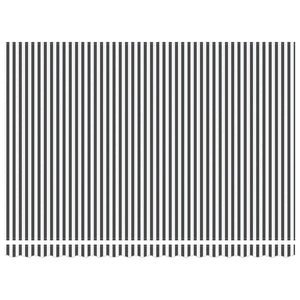 Tenda Retrattile Automatica Antracite e Bianco 450x300 cm 3310234