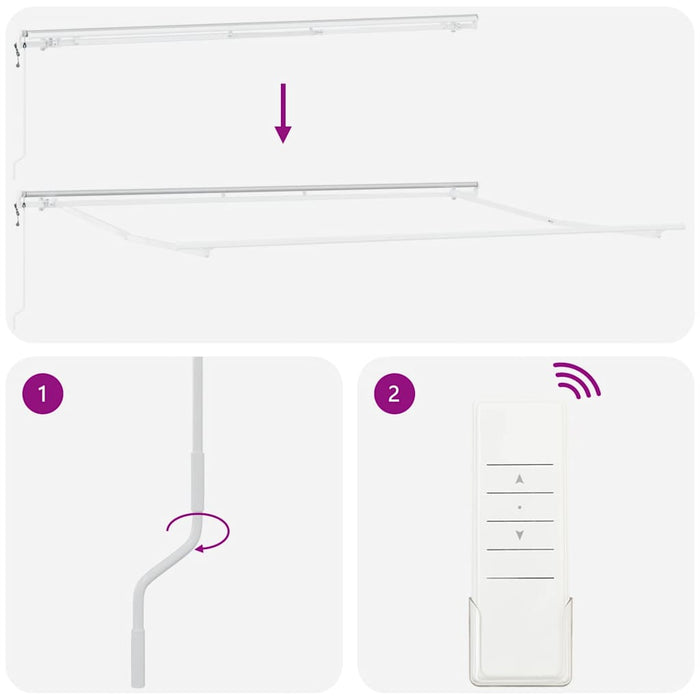Tenda Retrattile Automatica Antracite e Bianco 450x300 cm 3310234