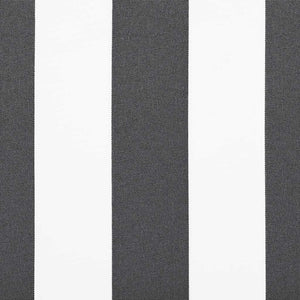 Tenda da Sole Retrattile Manuale Antracite e Bianco 600x300 cm 3310243