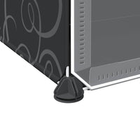 Organizzatore Portaoggetti con 8 Cubi e Ante Trasparenti in PP 4019579