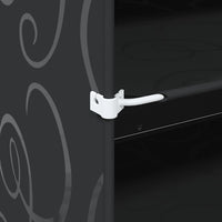 Organizzatore Portaoggetti con 8 Cubi e Ante Trasparenti in PP 4019579