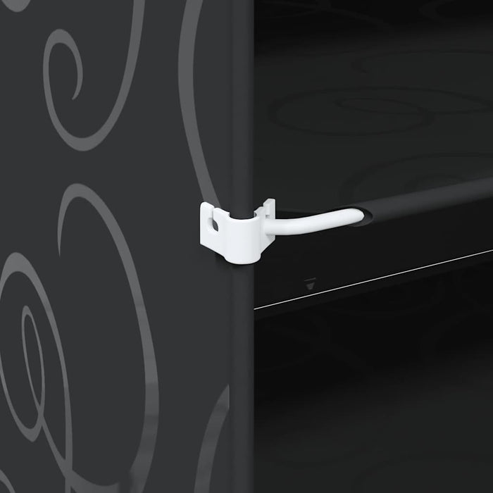 Organizzatore Portaoggetti con 8 Cubi e Ante Trasparenti in PP 4019579