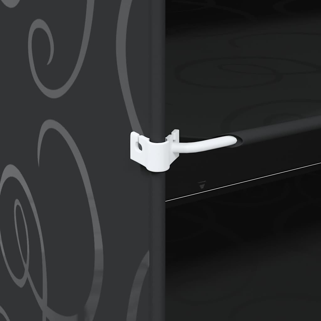 Organizzatore Portaoggetti con 8 Cubi e Ante Trasparenti in PP