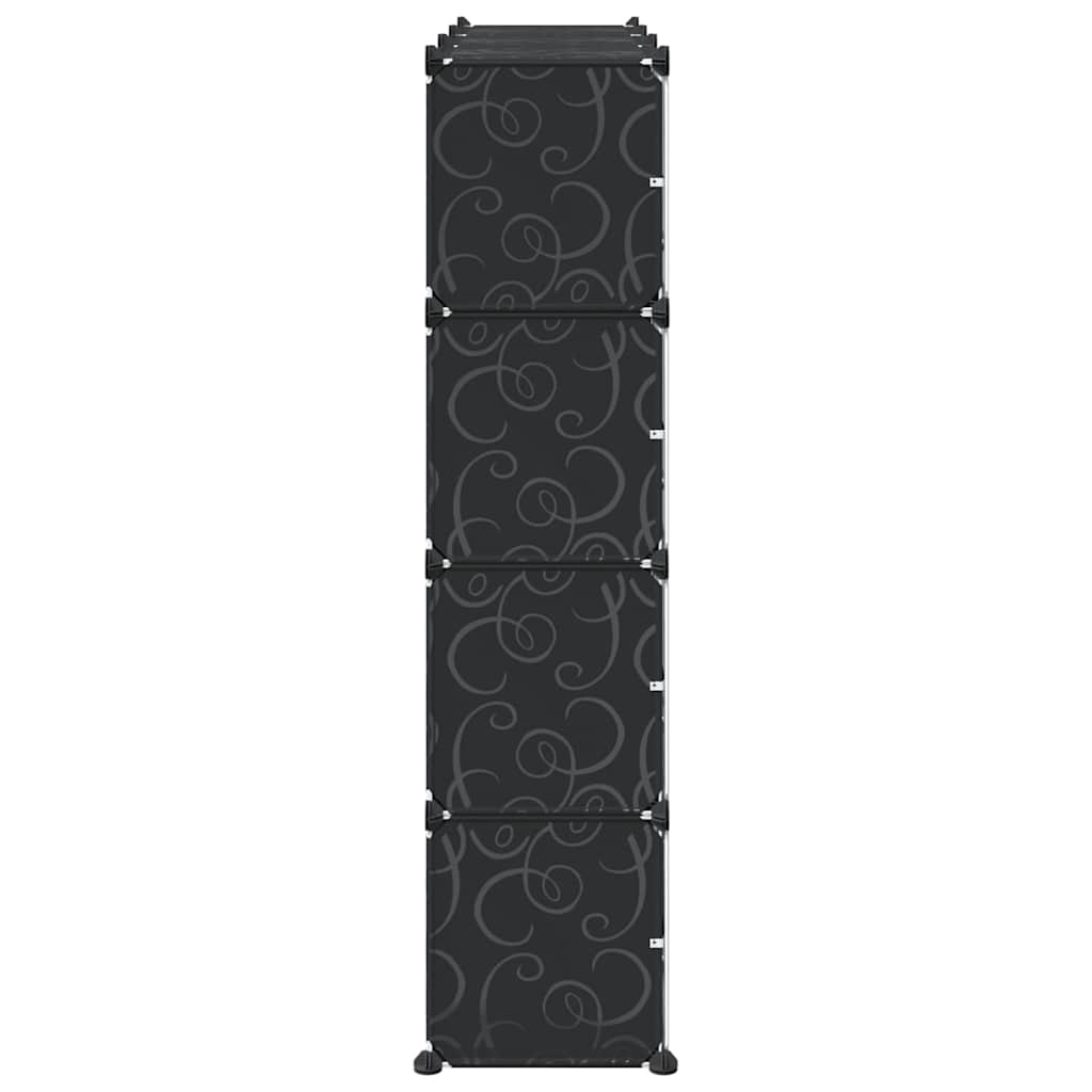 Organizzatore Portaoggetti con 12 Cubi e Ante Trasparenti in PP 4019580