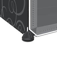 Organizzatore Portaoggetti con 12 Cubi e Ante Trasparenti in PP 4019580