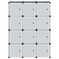 Organizzatore Portaoggetti con 12 Cubi e Aste per Appendere PP 4019582