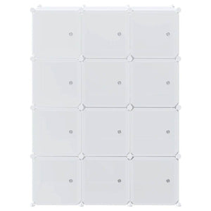 Organizzatore Portaoggetti con 12 Cubi e Aste per Appendere PP 4019583