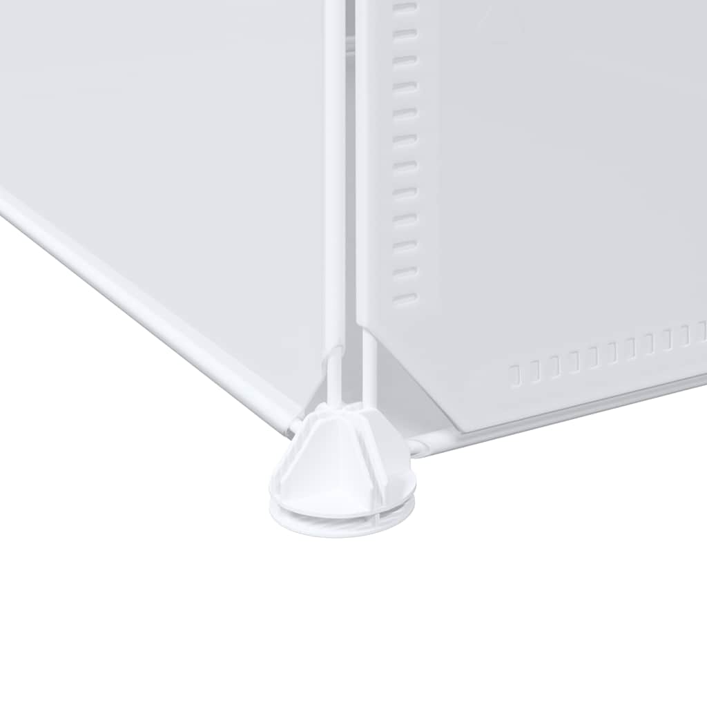 vidaXL Organizzatore Portaoggetti con 12 Cubi e Aste per Appendere PP