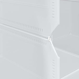 vidaXL Organizzatore Portaoggetti con 12 Cubi e Aste per Appendere PP