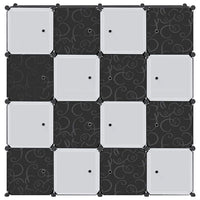 Organizzatore Portaoggetti con 16 Cubi e Aste per Appendere PP 4019584