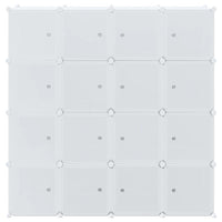 Organizzatore Portaoggetti con 16 Cubi e Aste per Appendere PP 4019585