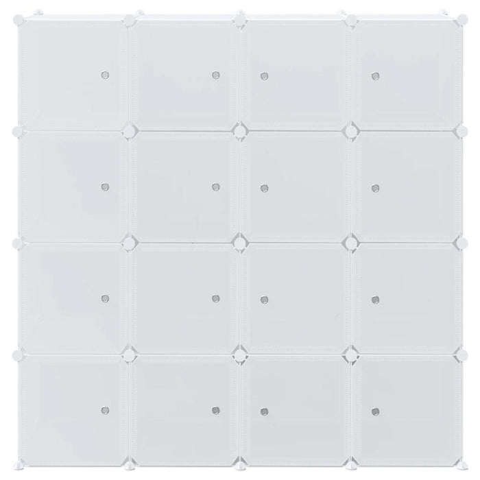 Organizzatore Portaoggetti con 16 Cubi e Aste per Appendere PP 4019585