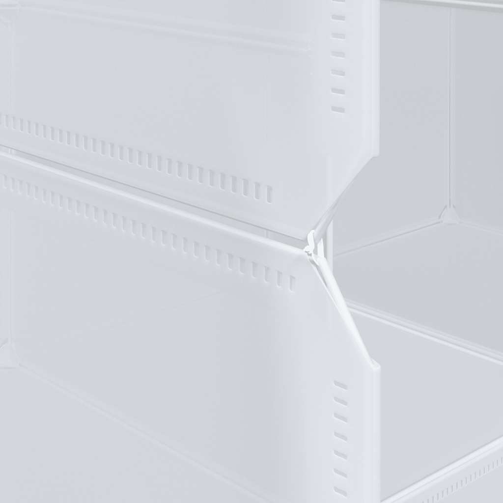 Organizzatore Portaoggetti con 16 Cubi e Aste per Appendere PP 4019585