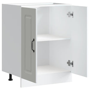 vidaXL Mobile base lavello Kalmar Bianco 60x46x81,5 cm in Truciolato