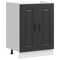 Mobile base lavello Kalmar Nero 60x46x81,5 cm in Truciolato 853438