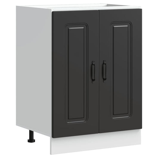 Mobile base lavello Kalmar Nero 60x46x81,5 cm in Truciolato 853438