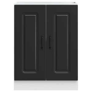 Mobile base lavello Kalmar Nero 60x46x81,5 cm in Truciolato 853438