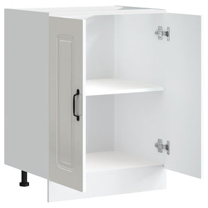 Mobile base lavello Kalmar Bianco Lucido 60x46x81,5 cm