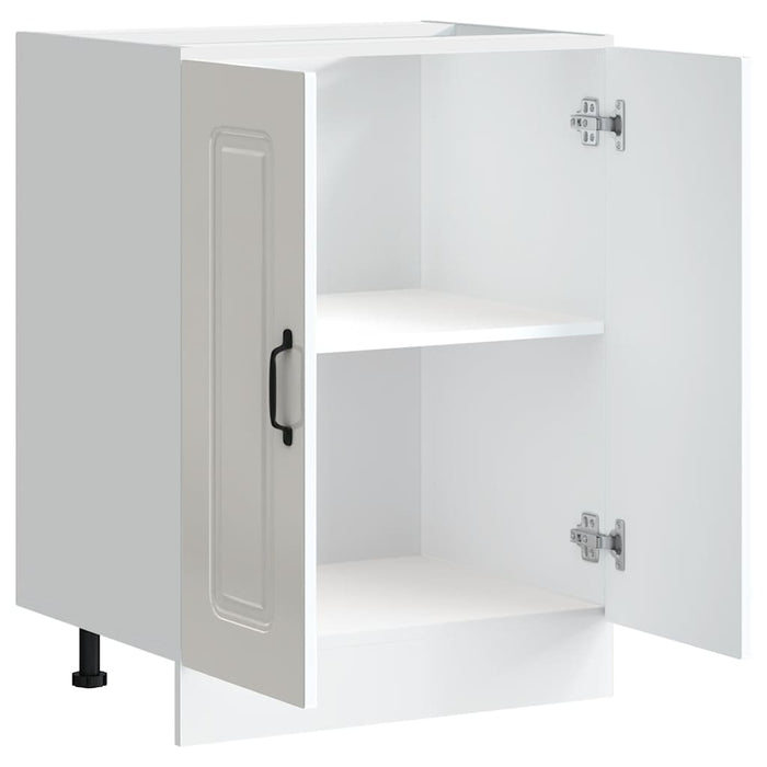 Mobile base lavello Kalmar Bianco Lucido 60x46x81,5 cm