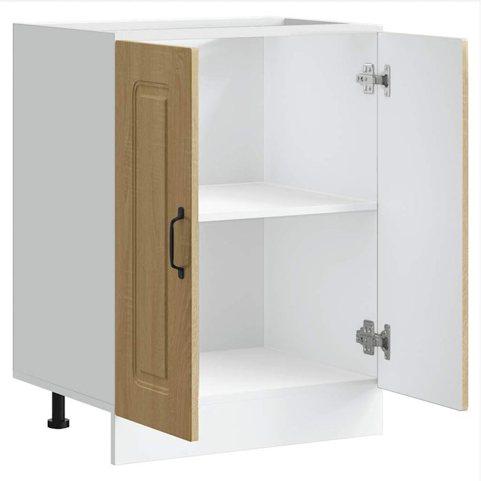 vidaXL Mobile base lavello Kalmar Rovere Sonoma 60x46x81,5 cm