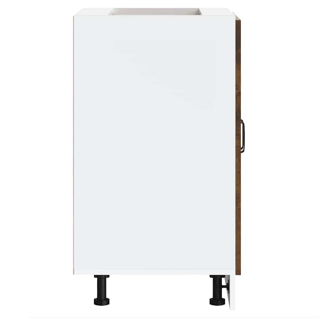 vidaXL Mobile base lavello Kalmar Rovere Fumo 60x46x81,5 cm Truciolato